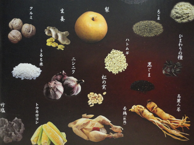 サムゲタン素材